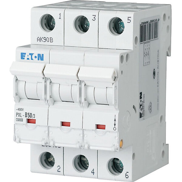 Eaton LS-Schalter m.Beschrift. C 50A, 3p PXL-C50/3
